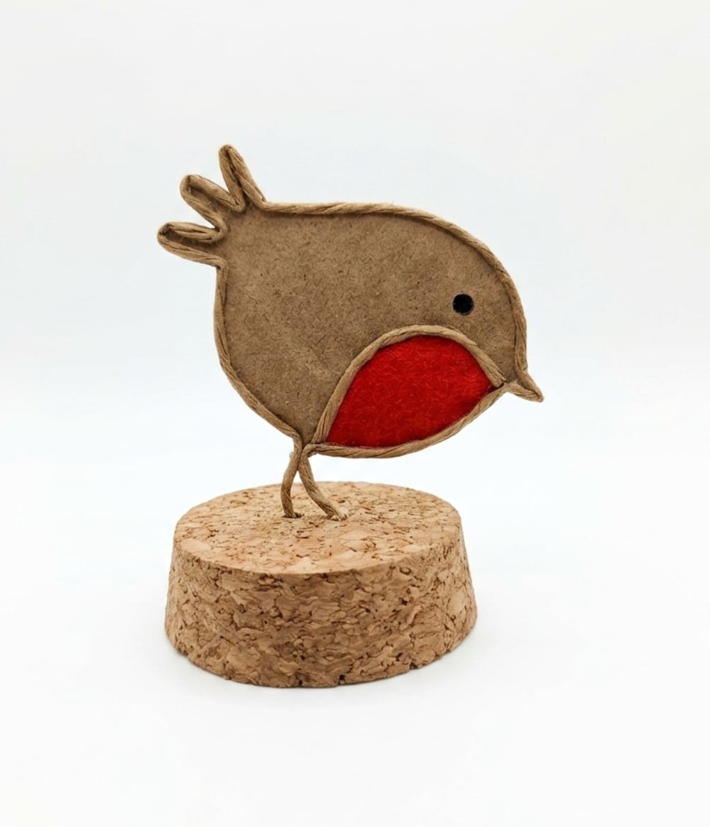 Robin Bird Sculpture — handmade sculpture by Anoush Waddington