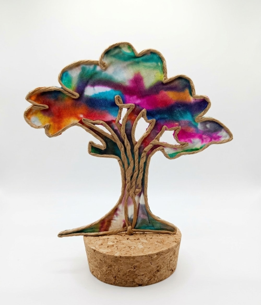 Colourful Tree of Life Sculpture — handmade sculpture by Anoush Waddington